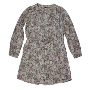 Denver Hayes Multicolor Floral Long Sleeve Dress